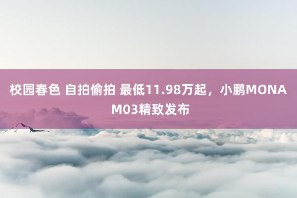 校园春色 自拍偷拍 最低11.98万起，小鹏MONA M03精致发布