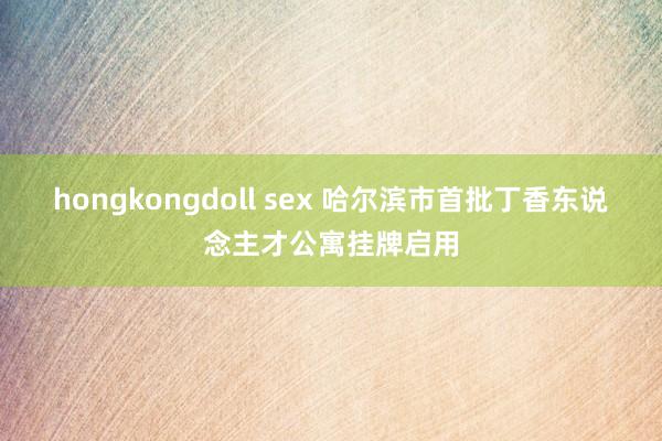 hongkongdoll sex 哈尔滨市首批丁香东说念主才公寓挂牌启用