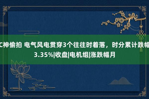 C神偷拍 电气风电贯穿3个往往时着落，时分累计跌幅3.35%|收盘|电机组|涨跌幅月